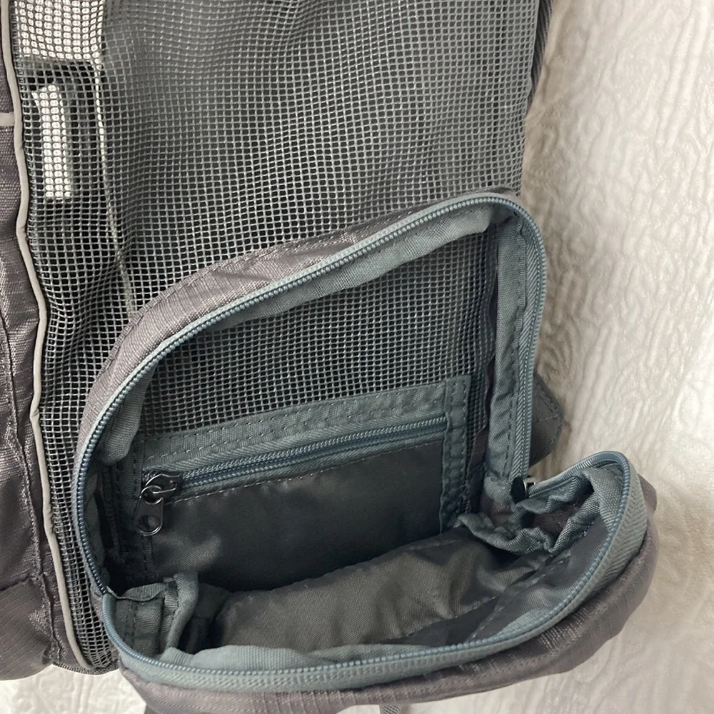 Outward Hound PoochPouch Dog Carrier Backpack, Gray up to 20lbs.